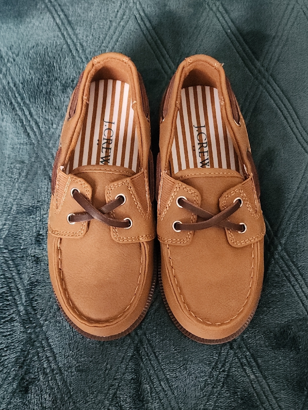 J. Crew Little Boys Tan Boat Shoes